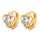 Earrings Love Heart Delicate - Mega Save Wholesale & Retail - 1