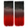 5 Cards Hair Extension 3 Colors Gradient Ramp Wig black wine red bright red