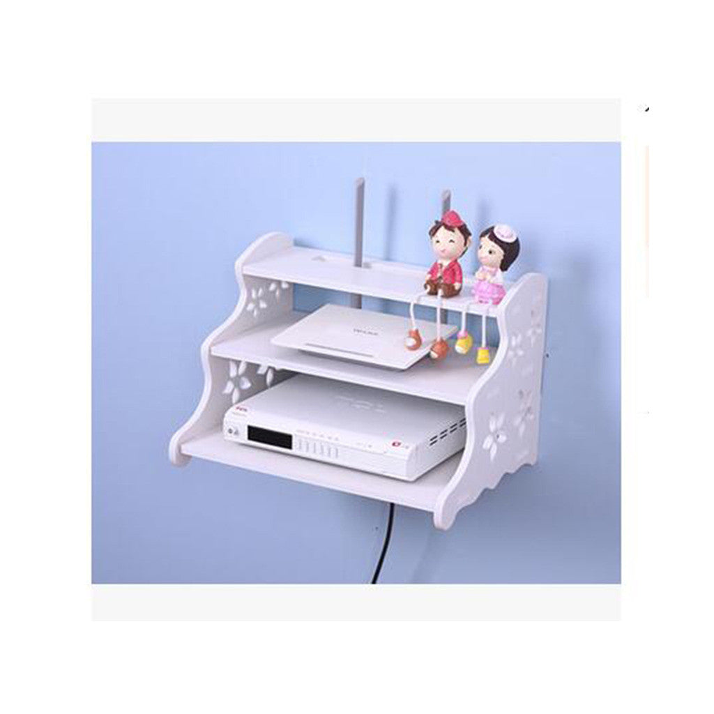 TV STB Box Router Creative Hollow Commodity Shelf - Mega Save Wholesale & Retail