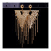 Extraordinary Exaggerated Earrings 18K Gold Galvanized Zircon Accessory - Mega Save Wholesale & Retail - 5