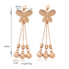 Tassel Earrings Featured Butterfly Long Exaggerated Accessory - Mega Save Wholesale & Retail - 4