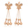 Tassel Earrings Featured Butterfly Long Exaggerated Accessory - Mega Save Wholesale & Retail - 1