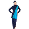 Muslim Swimwear Burqini Woman Bathing Suit   sapphire blue   S - Mega Save Wholesale & Retail - 1