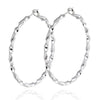 18K Gold Platinum Galvanized Earrings   white - Mega Save Wholesale & Retail - 1