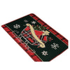 Christmas Series Ground Floor Foot Door Mat Carpet dark green carriage - Mega Save Wholesale & Retail - 1