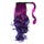 Colorful Gradient Ramp Mgic Tape Wig Horsetail     MST rose red to dark purple