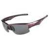 xq067 Outdoor Sports Sunglasses Riding Glasses    dark purple - Mega Save Wholesale & Retail - 1