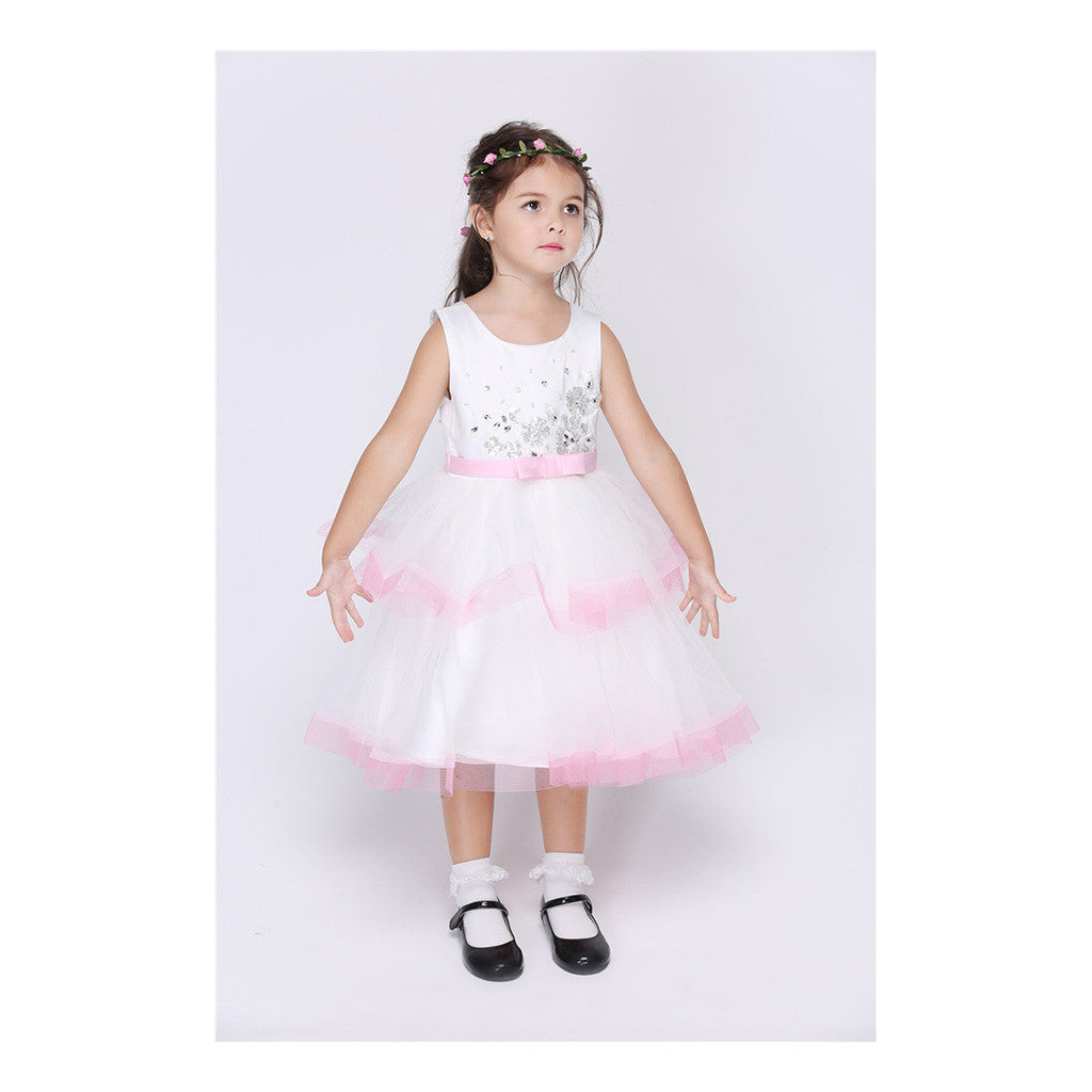 Children Costume Middle Pupil Girl Gauze Dancing Dress Kid - Mega Save Wholesale & Retail
