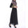 Muslim Long Dress Chiffon Vintage Sunday Clothes   black - Mega Save Wholesale & Retail - 1