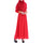 Muslim Long Dress Chiffon Vintage Sunday Clothes  red - Mega Save Wholesale & Retail - 1