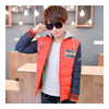 Man Cotton Coat Slim Thick Warm Fashion   orange red   S - Mega Save Wholesale & Retail - 2