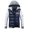 Man Cotton Coat Slim Thick Warm Fashion   navy   S - Mega Save Wholesale & Retail - 1