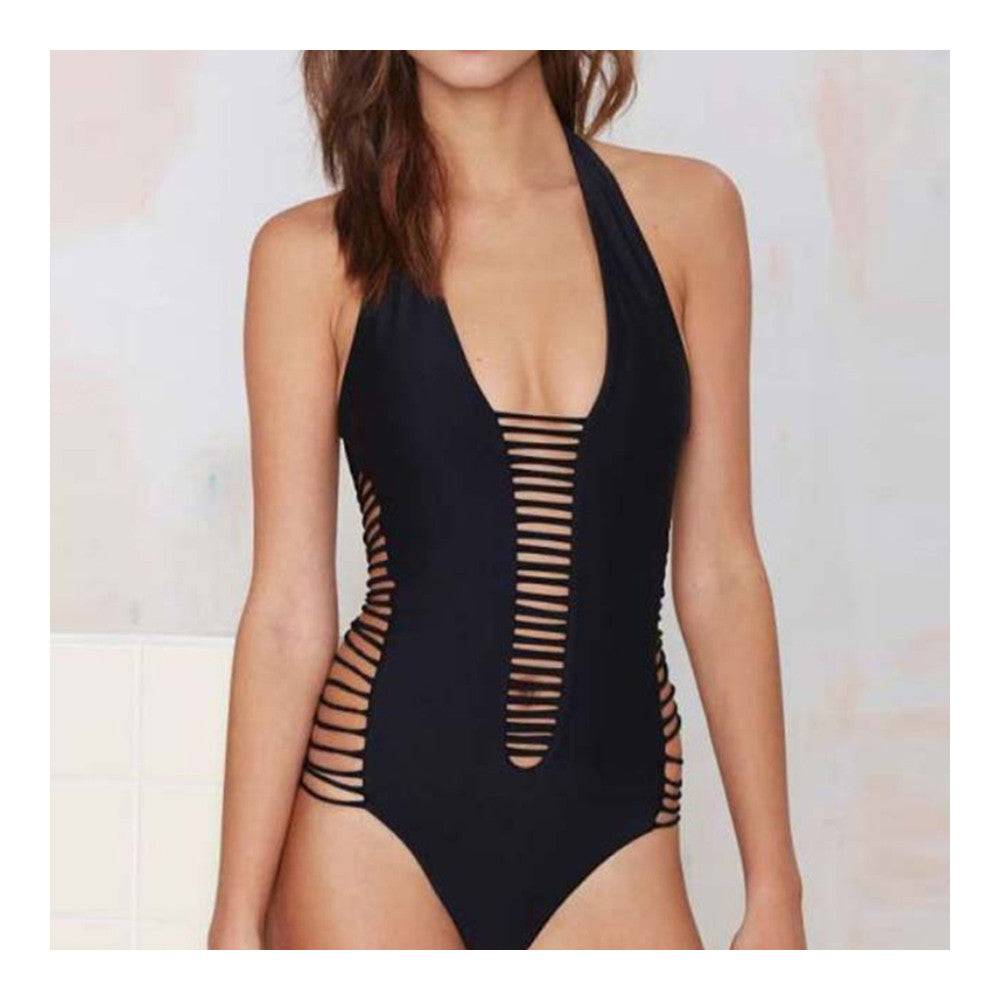 Swimwear Swimsuit Bikini Sexy Conservative Pure Color  S - Mega Save Wholesale & Retail - 1