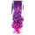 Gradient Ramp Horsetail Lace-up Curled Wig KBMW dark purple to rose red - Mega Save Wholesale & Retail - 1