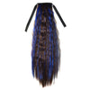 Corn Hot Lace-up Horsetail Gradient Ramp    dark brown sapphire blue 2M33HBLUE2#