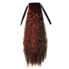 Corn Hot Lace-up Horsetail Gradient Ramp    dark brown bright red 2M33HRED#