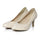 Knurling PU Low-cut Thin Shoes Plus Size  beige - Mega Save Wholesale & Retail - 1