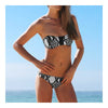 Swimwear Swimsuit Triangle Bikini   snake pattern  S - Mega Save Wholesale & Retail - 1