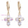 18K Gold Galvanized Zircon Earrings - Mega Save Wholesale & Retail - 4