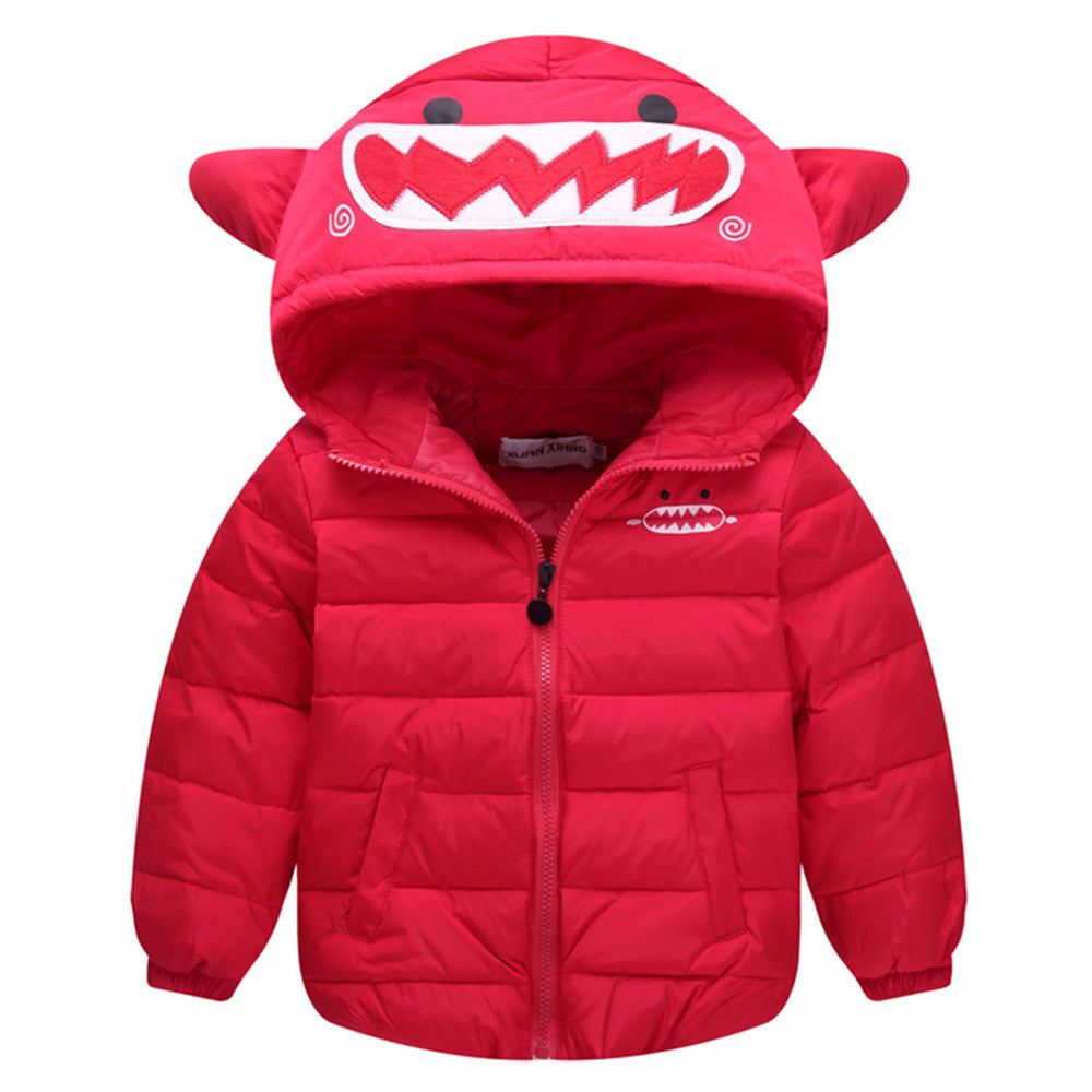 Winter Children Garments Boy Girl Warm Down Coat   red   110cm - Mega Save Wholesale & Retail - 1