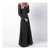 Dress Muslim Women Garments Middle East   black   M