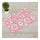 Thick Coral Fleece Ground Floor Foot Door Mat pink flowers - Mega Save Wholesale & Retail - 1