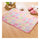 Thick Coral Fleece Ground Floor Foot Door Mat pink small flowers - Mega Save Wholesale & Retail - 1