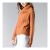 Solid Color High Collar Knitwear Sweater   yellow   S - Mega Save Wholesale & Retail - 2