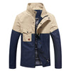 Slim Man Jacket Coat Motley Pocket Business   blue    M - Mega Save Wholesale & Retail - 1