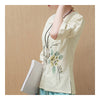 Han Chinese Clothing Improved Cotton&Flax Top Wear   beige   M - Mega Save Wholesale & Retail - 2