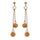 Extraodinary Exaggerated Earrings 18K Gold Galvanized - Mega Save Wholesale & Retail - 1
