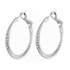 18K Gold Platinum Galvanized Earrings  white - Mega Save Wholesale & Retail - 1