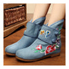 Vintage Beijing Cloth Shoes Embroidered Boots jeans - Mega Save Wholesale & Retail - 3