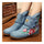 Vintage Beijing Cloth Shoes Embroidered Boots jeans - Mega Save Wholesale & Retail - 3