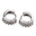 Earrings 925 Pure Silver Double Row - Mega Save Wholesale & Retail - 1