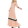 Muslim Motley Floor-length Long Dress   orange - Mega Save Wholesale & Retail - 2