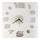Digit Mirror Casual Wall Clock Decoration Sticking   silver - Mega Save Wholesale & Retail