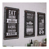 Industrial Iron Wall Hanging Decoration Bar Cafes   A - Mega Save Wholesale & Retail - 2