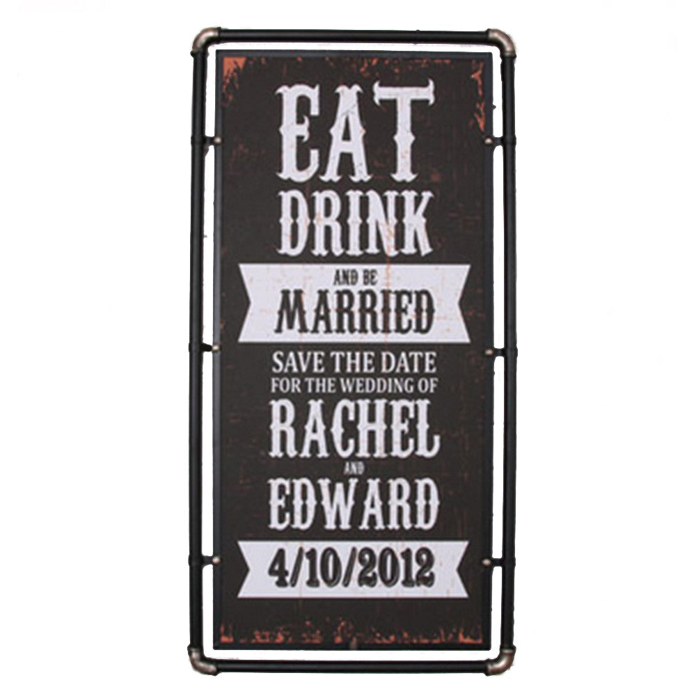 Industrial Iron Wall Hanging Decoration Bar Cafes   C - Mega Save Wholesale & Retail - 1