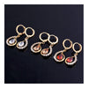 Fake Gold Earrings 18K    gold plated yellow zircon - Mega Save Wholesale & Retail - 4