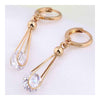 Lifelong Love AAA Zircon Earrings   gold plated white zircon - Mega Save Wholesale & Retail - 2