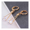 Lifelong Love AAA Zircon Earrings   gold plated white zircon - Mega Save Wholesale & Retail - 3
