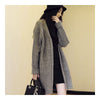 Knitwear Sweater Woman Slim Cardigan   grey - Mega Save Wholesale & Retail - 2