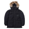 Winter Couple Design Loose Middle Long Thick Down Coat    black   XS - Mega Save Wholesale & Retail - 1