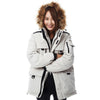 Winter Couple Design Loose Middle Long Thick Down Coat    beige   XS - Mega Save Wholesale & Retail - 1