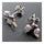 S925 Pure Silver Lucky Clover Love Ear Studs - Mega Save Wholesale & Retail - 3