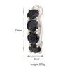 Arc Zircon Navel Ring Buckle    platinum plated blue zircon - Mega Save Wholesale & Retail - 4
