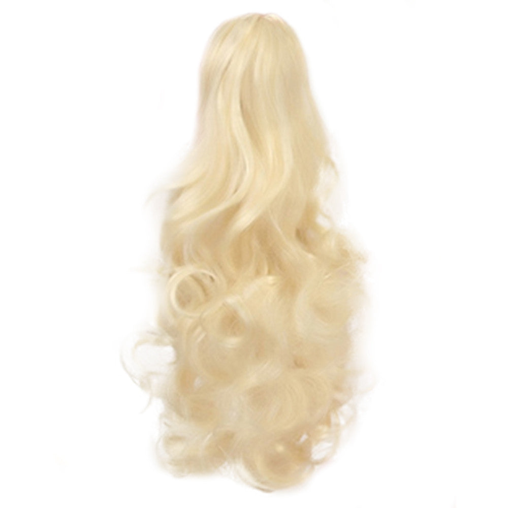 Fluffy Curled Hair Wig Claw Type Short   beige 039L-613#