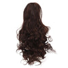Fluffy Curled Hair Wig Claw Type Short   dark brown 039L-2/33#