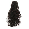 Fluffy Curled Hair Wig Claw Type Short   brown black 039L-4#